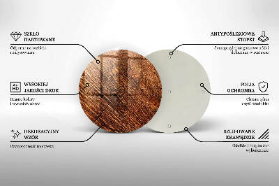 Grabkerzen Unterlage Holzstruktur