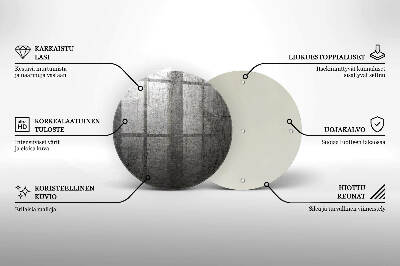 Glasuntersetzer für Grabkerze Metallstruktur