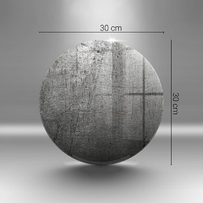 Glasuntersetzer für Grabkerze Metallstruktur