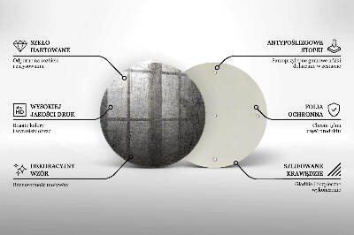 Glasuntersetzer für Grabkerze Metallstruktur
