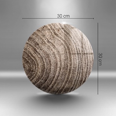 Untersetzer für Grabkerze Holzringe