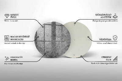 Glasplatte für Grabkerzen Betonsteinstruktur