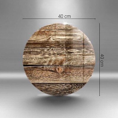 Unterlage für Kerzen Holzplankenstruktur