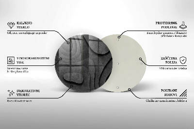 Untersetzer für Grabkerze 3D-Steinformen