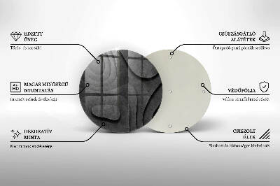 Untersetzer für Grabkerze 3D-Steinformen