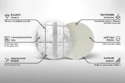 Untersetzer für Grabkerze Betonstruktur