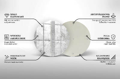 Untersetzer für Grabkerze Betonstruktur