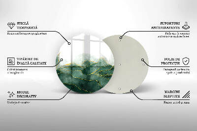 Unterlage für Kerzen Abstrakte Natur