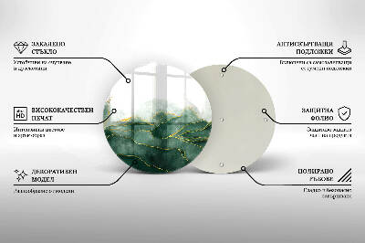 Unterlage für Kerzen Abstrakte Natur