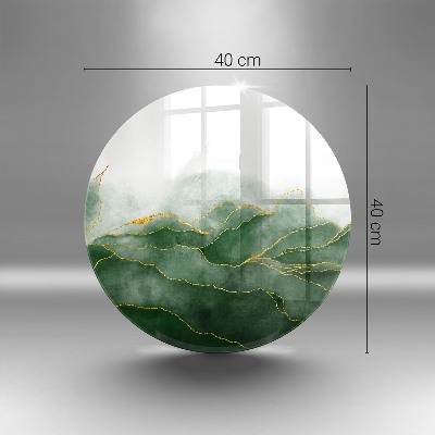 Unterlage für Kerzen Abstrakte Natur