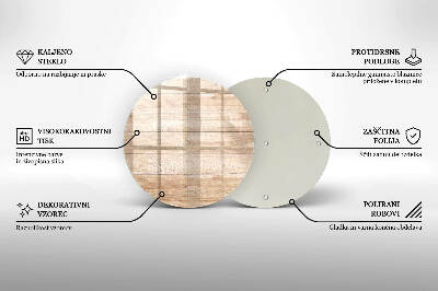 Grabkerze Untersetzer Holzbretter
