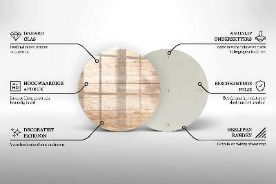 Grabkerze Untersetzer Holzbretter
