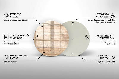 Grabkerze Untersetzer Holzbretter