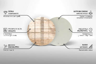 Grabkerze Untersetzer Holzbretter