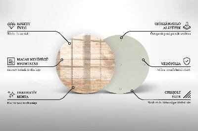 Grabkerze Untersetzer Holzbretter