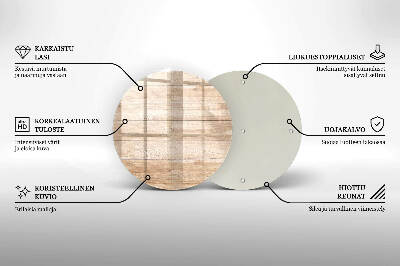 Grabkerze Untersetzer Holzbretter