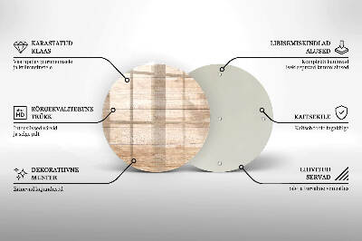 Grabkerze Untersetzer Holzbretter