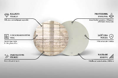 Glasplatte für Grabkerzen Holzbretter