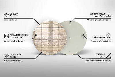 Glasplatte für Grabkerzen Holzbretter