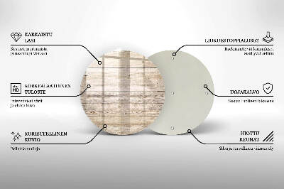 Glasplatte für Grabkerzen Holzbretter