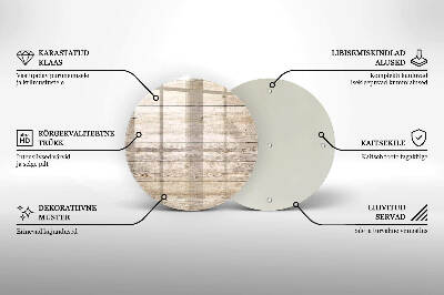 Glasplatte für Grabkerzen Holzbretter