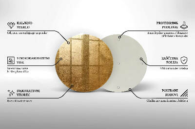 Unterlage für Kerzen Goldbeschaffenheitshintergrund