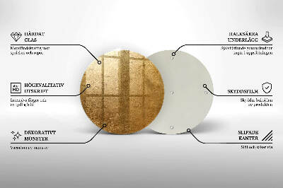 Unterlage für Kerzen Goldbeschaffenheitshintergrund