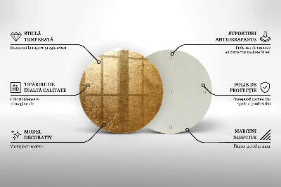 Unterlage für Kerzen Goldbeschaffenheitshintergrund