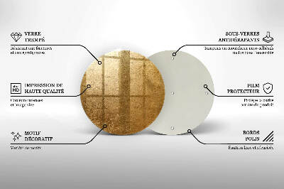 Unterlage für Kerzen Goldbeschaffenheitshintergrund