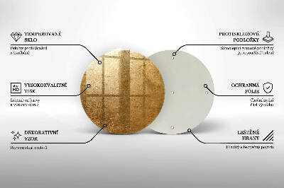 Unterlage für Kerzen Goldbeschaffenheitshintergrund