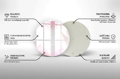 Glasuntersetzer für Grabkerze Zarter Rosenhintergrund