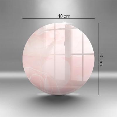 Glasunterlage für Grabkerzen Pastellrosen-Hintergrund