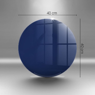 Unterlage für Kerzen Farbe blau