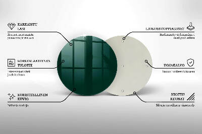 Glasuntersetzer für Grabkerze Farbe grün