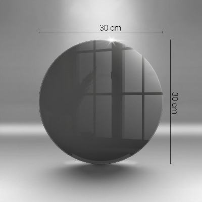 Glasunterlage für Grabkerzen Farbe grau