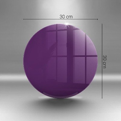 Grabkerze Untersetzer Violett