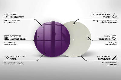 Grabkerze Untersetzer Violett