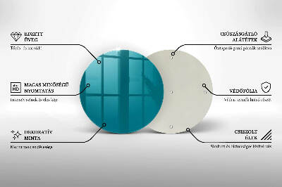Unterlage für Kerzen Türkise Farbe