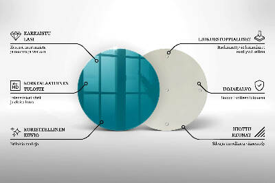 Unterlage für Kerzen Türkise Farbe