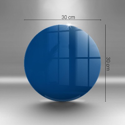 Glasuntersetzer für Grabkerze Farbe blau