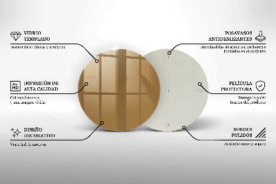 Grabkerzen Unterlage Beige Farbe