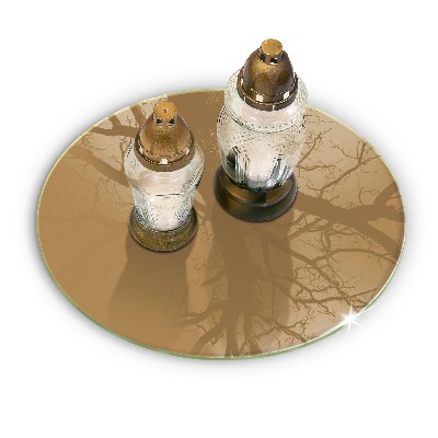 Grabkerzen Unterlage Beige Farbe