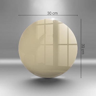 Grabkerze Untersetzer Beige Farbe