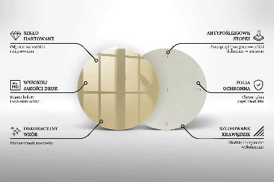 Grabkerze Untersetzer Beige Farbe