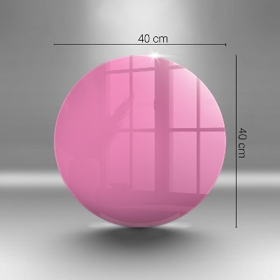 Unterlage für Kerzen Farbe rosa