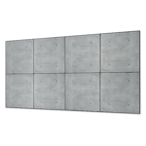 Rechteckige wandverkleidung innen Rohbeton im minimalistischen Stil