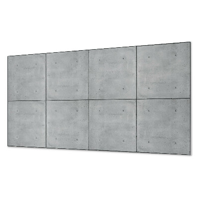 Rechteckige wandverkleidung innen Rohbeton im minimalistischen Stil