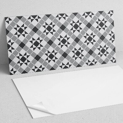 Rechteckige wandverkleidung innen Geometrisches Muster mit Sternmotiv