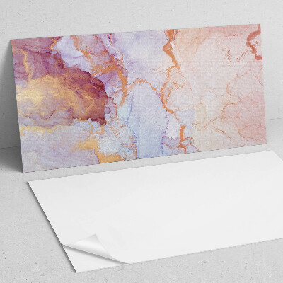 Rechteckige wandverkleidung innen Künstlerisches Aquarellmotiv