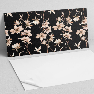 Rechteckige wandpaneel selbstklebend Blumenmotiv
